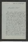 Nachlass Franz Steindachner, Brief von Gustav Schneider (senior) an Franz Steindachner (12.10.1878), Inv.Nr. 461.14, Seite 1